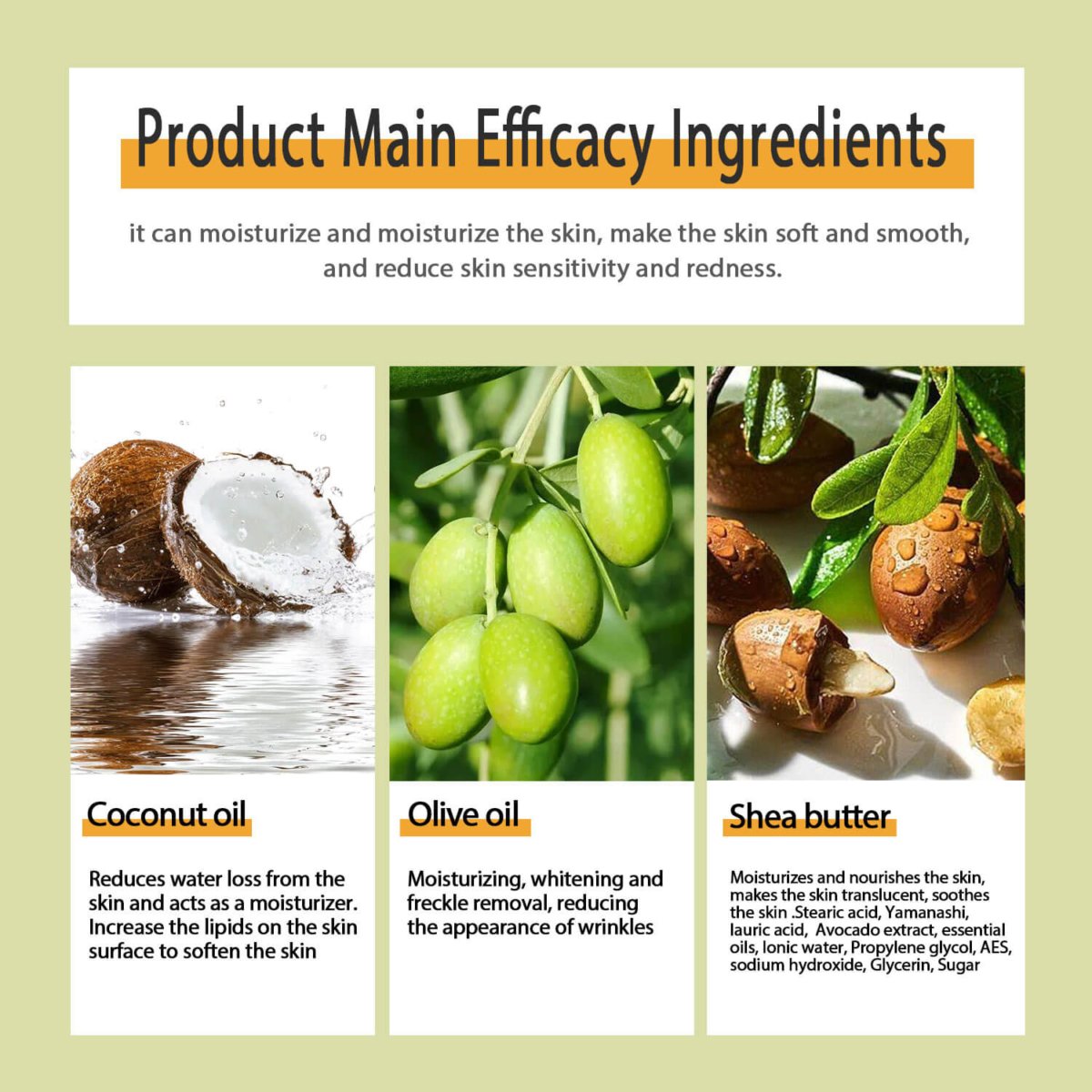 African Black Soap with Shea Butter 100g - Image 3