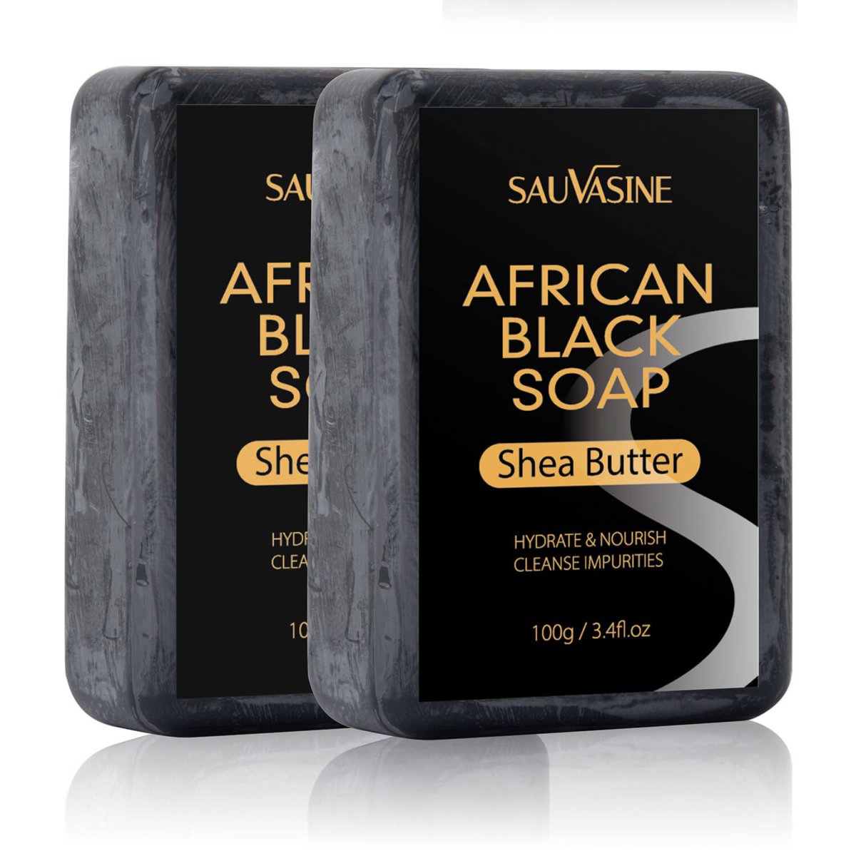 African Black Soap with Shea Butter 100g - Image 7