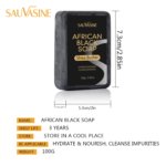 African Black Soap with Shea Butter 100g - Image 8