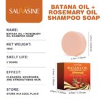 Batana & Rosemary Oil Shampoo Soap 100g - Image 9