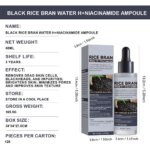 Black Rice Bran Water H+ Niacinamide Ampoule 60ml - Image 10