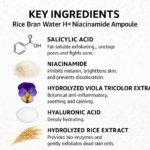 Rice Bran Water H+ Niacinamide Ampoule 60ml - Image 4