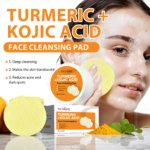 Turmeric & Kojic Acid Face Cleanser Pads 30 pads - Image 2